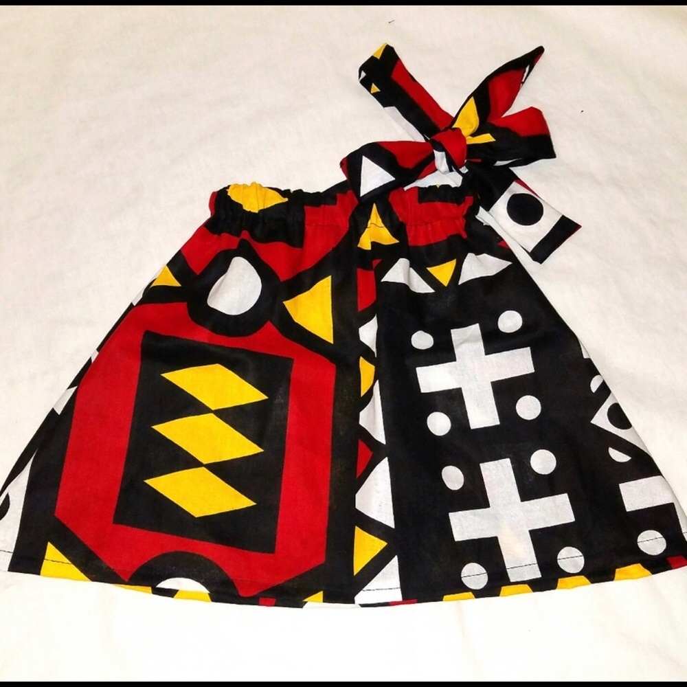 Women Ankara skirt & matching headtie